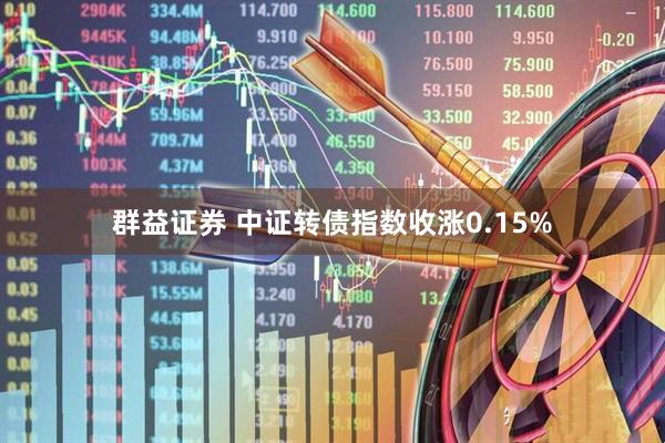 群益证券 中证转债指数收涨0.15%